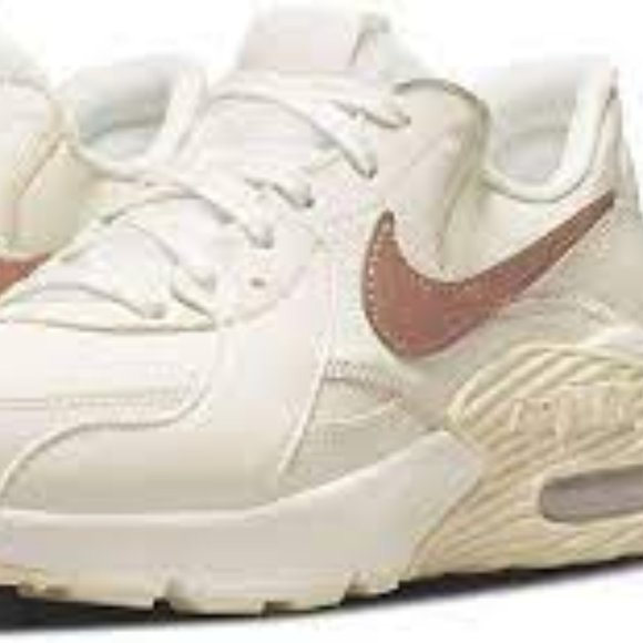 Women's Nike Air Max Excee Lea Sail/Mtlc Red Bronze (DM0837 100) Sold Out Rare - Picture 1 of 9